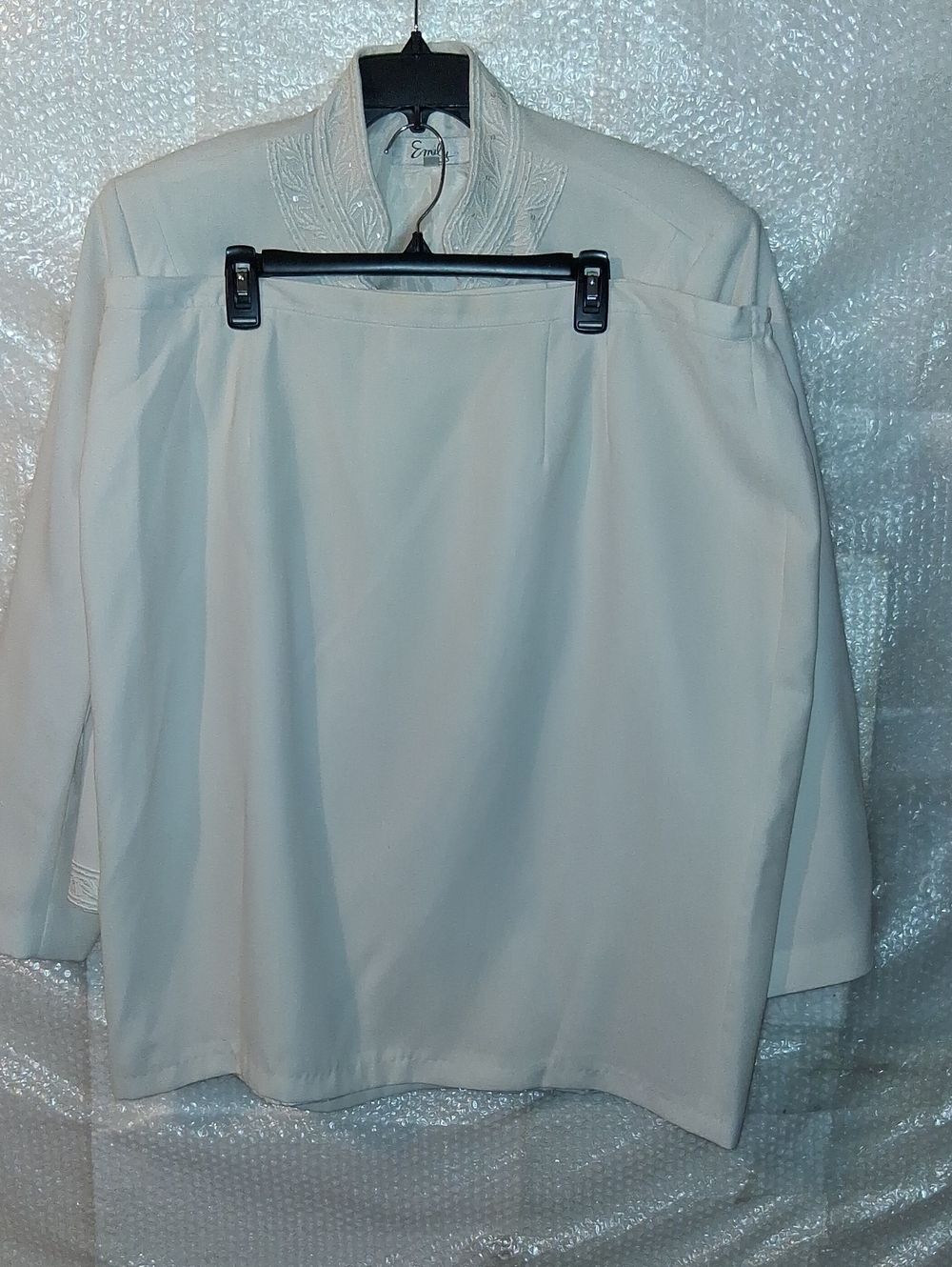 Emily Size 24W Womens 2 Piece Skirt Suit Set Blazer & Skirt
